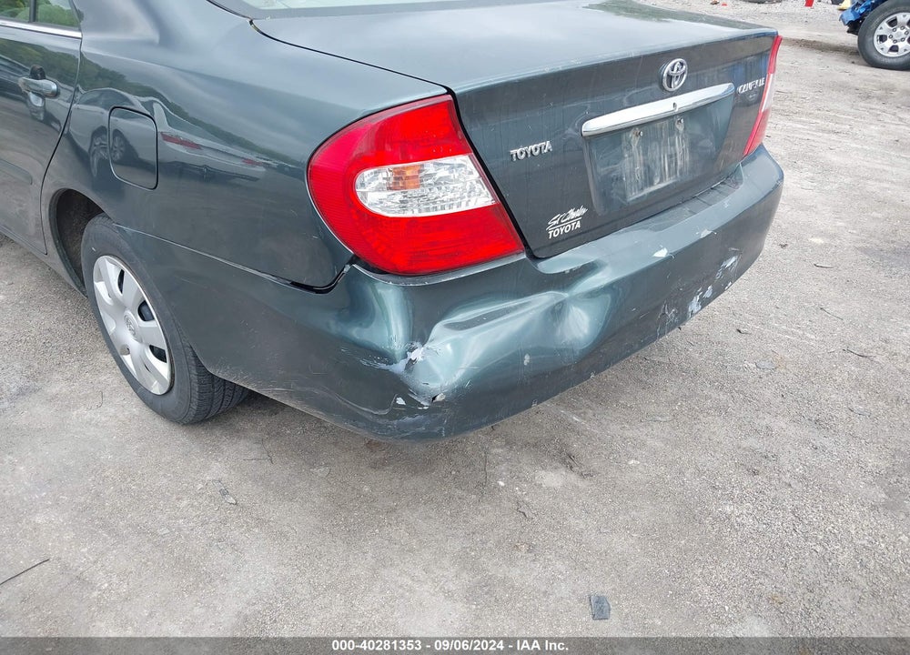 2002 TOYOTA CAMRY LE VIN: 4T1BE32K92U619827