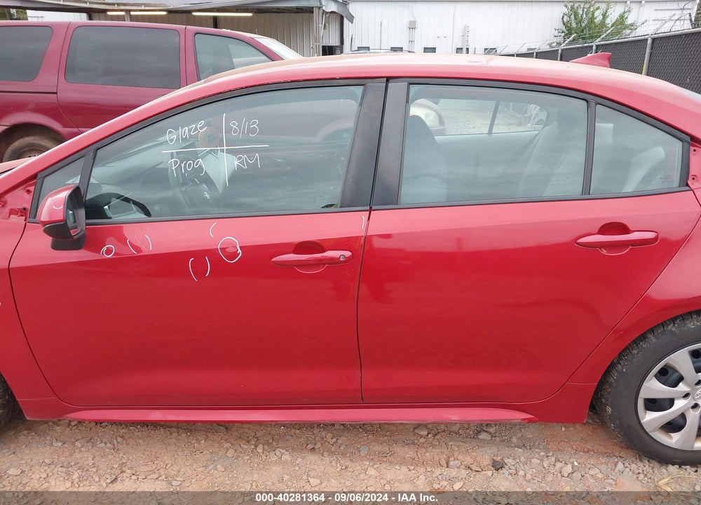 2020 TOYOTA COROLLA LE VIN: 5YFEPRAE2LP135202