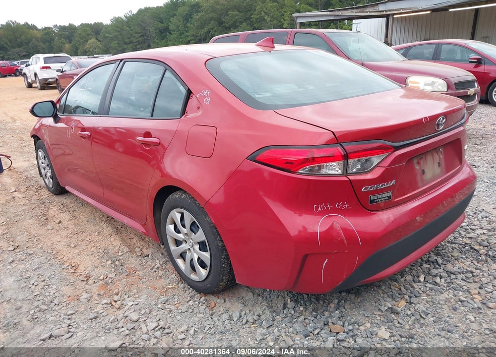 2020 TOYOTA COROLLA LE VIN: 5YFEPRAE2LP135202