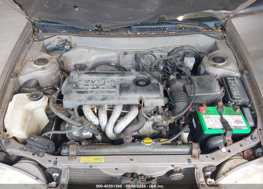 2000 TOYOTA COROLLA VIN: 2T1BR12E8YC359563