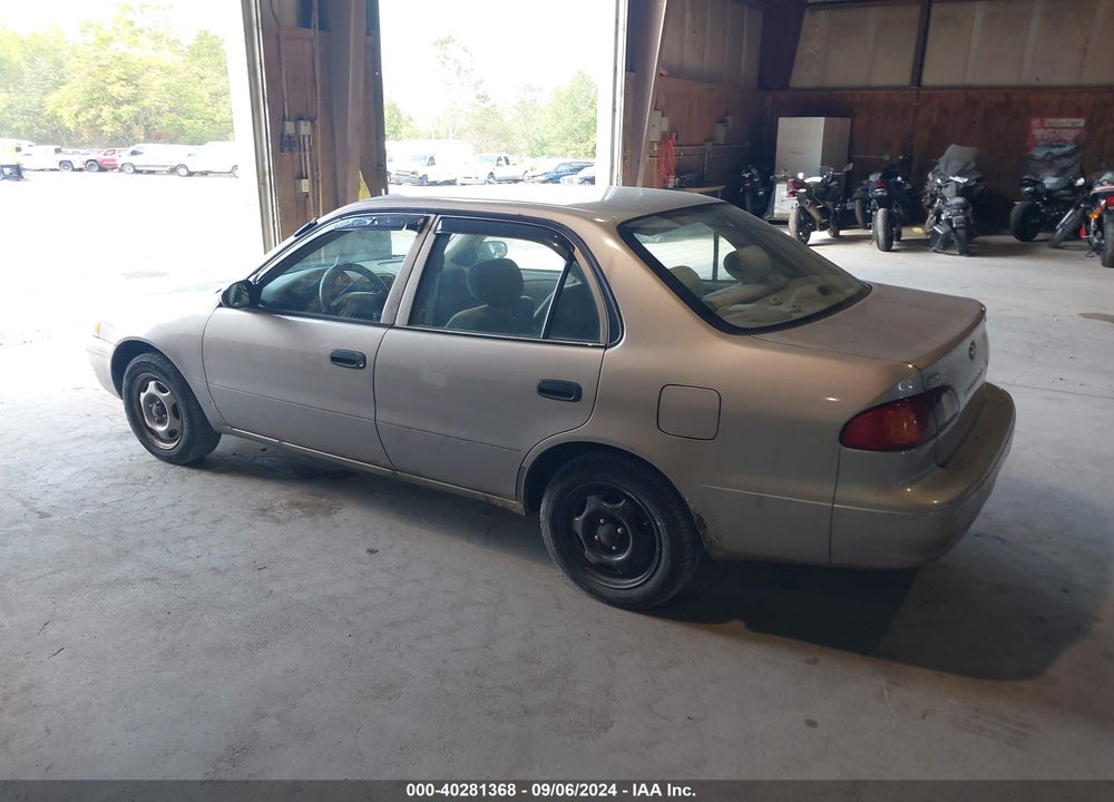 2000 TOYOTA COROLLA VIN: 2T1BR12E8YC359563