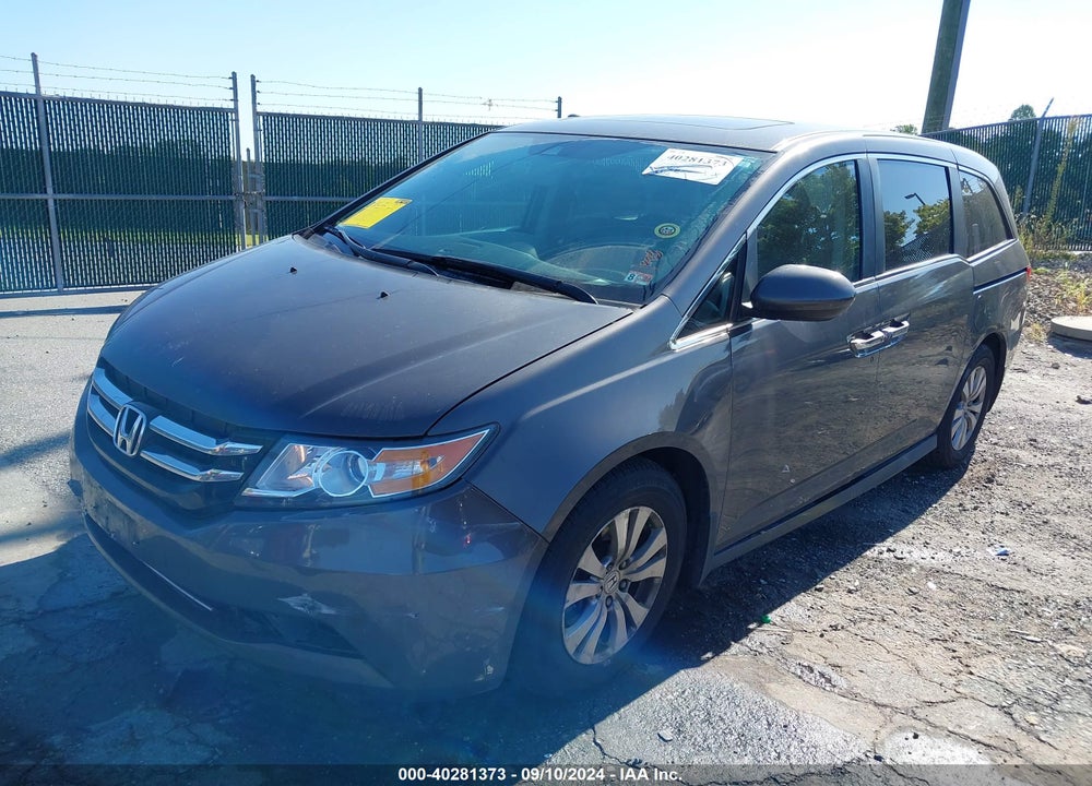 2016 HONDA ODYSSEY EX-L VIN: 5FNRL5H60GB014805
