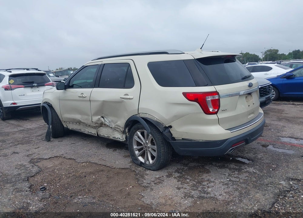 2018 FORD EXPLORER XLT VIN: 1FM5K7D87JGA41657