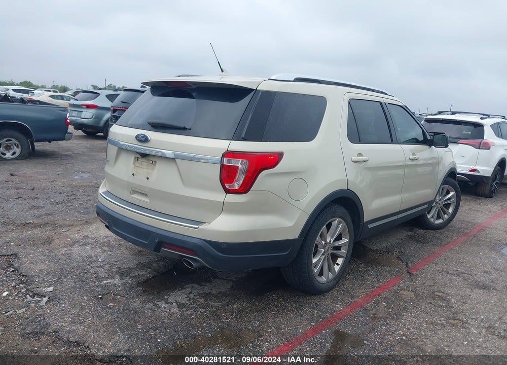 2018 FORD EXPLORER XLT VIN: 1FM5K7D87JGA41657
