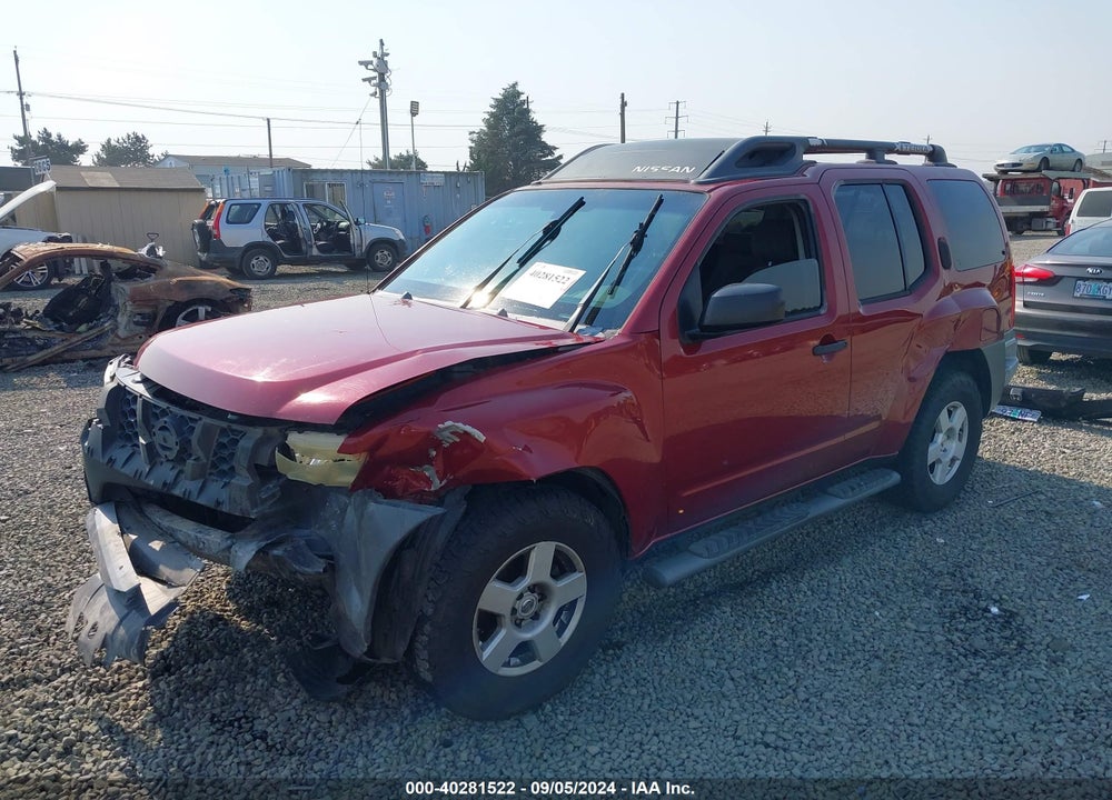 2006 NISSAN XTERRA S VIN: 5N1AN08U26C500516