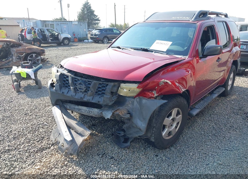 2006 NISSAN XTERRA S VIN: 5N1AN08U26C500516