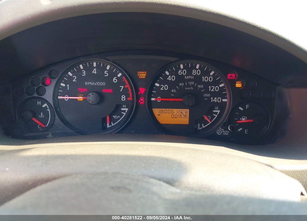 2006 NISSAN XTERRA S VIN: 5N1AN08U26C500516