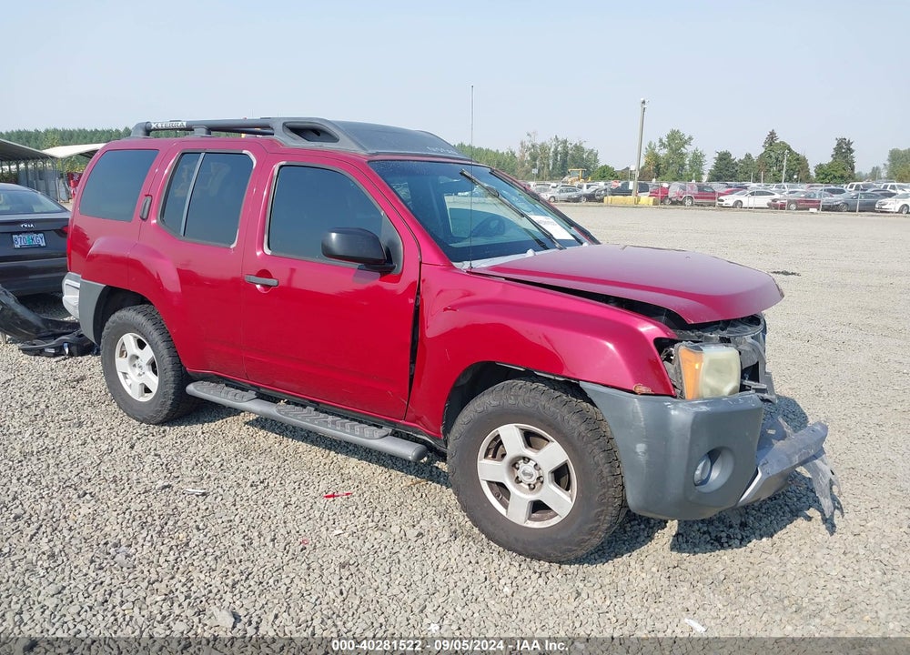 2006 NISSAN XTERRA S VIN: 5N1AN08U26C500516