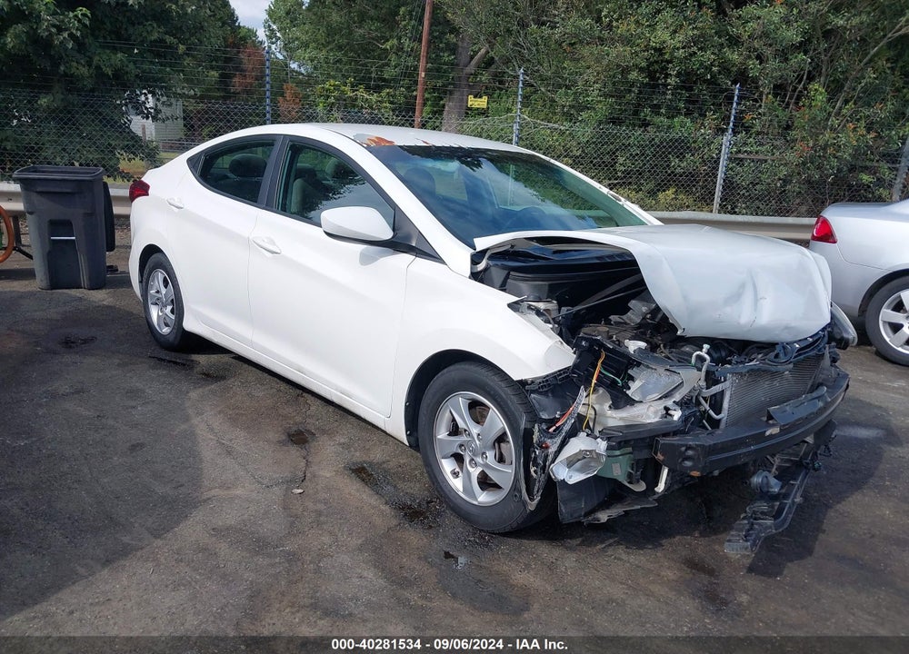 2014 HYUNDAI ELANTRA SE VIN: 5NPDH4AE3EH524040
