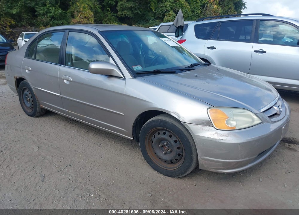 2001 HONDA CIVIC EX VIN: 2HGES26711H550337