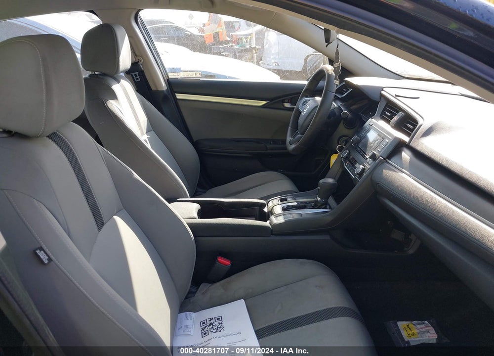 2019 HONDA CIVIC LX VIN: 2HGFC2F62KH523092