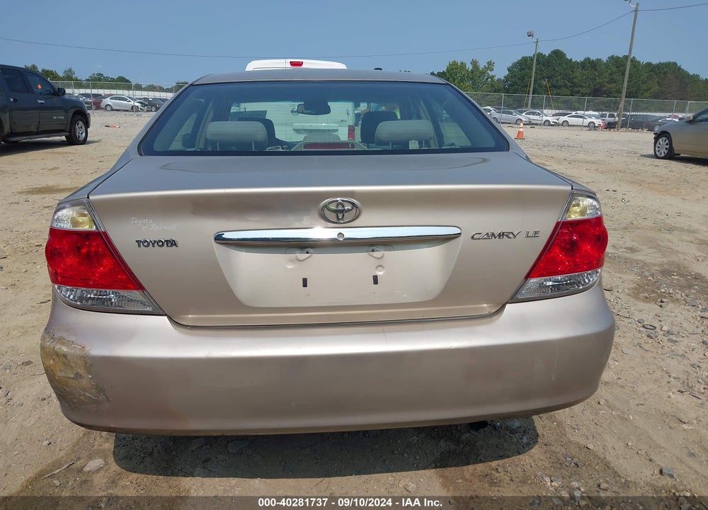 2005 TOYOTA CAMRY LE VIN: 4T1BE32K05U946878