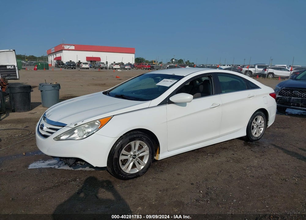 2014 HYUNDAI SONATA GLS VIN: 5NPEB4ACXEH884474