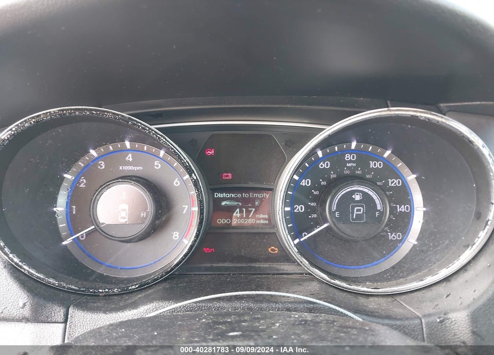 2014 HYUNDAI SONATA GLS VIN: 5NPEB4ACXEH884474