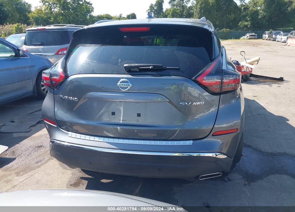 2019 NISSAN MURANO SV VIN: 5N1AZ2MS8KN133866
