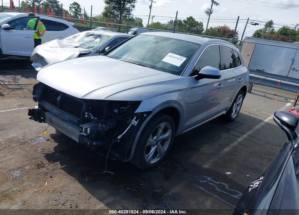 2022 AUDI Q5 PREMIUM PLUS 45 TFSI S LINE QUATTRO S TRONIC VIN: WA1EAAFY7N2025490