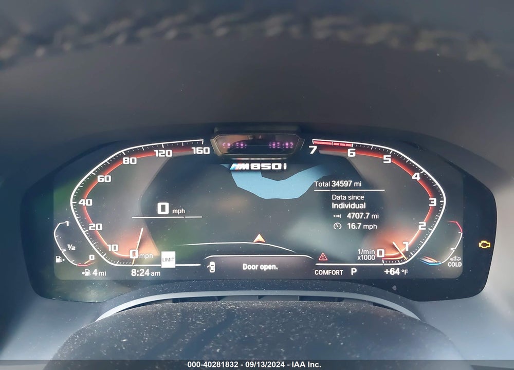2019 BMW M850I XDRIVE VIN: WBABC4C50KBU96453