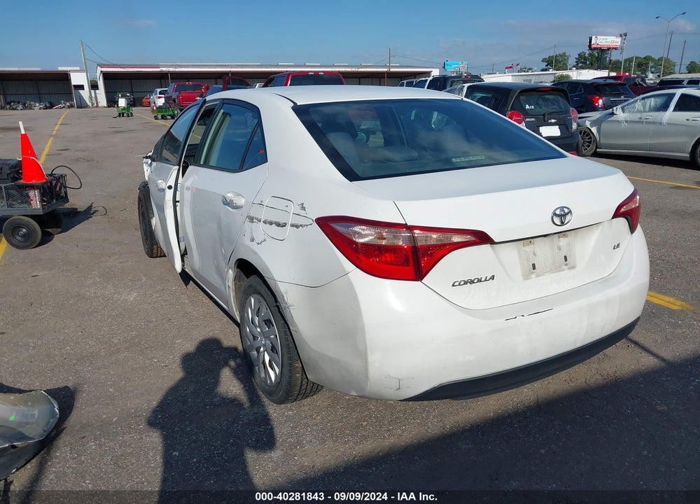 2017 TOYOTA COROLLA L/LE/XLE/SE/XSE VIN: 5YFBURHE0HP628675