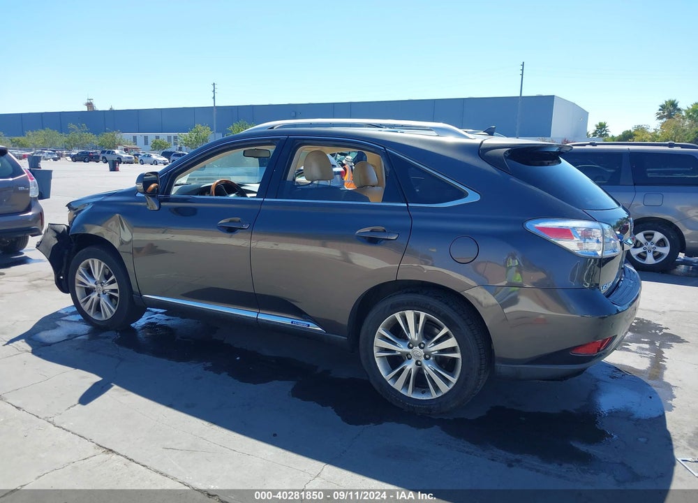 2010 LEXUS RX 450H VIN: JTJBC1BA7A2413855