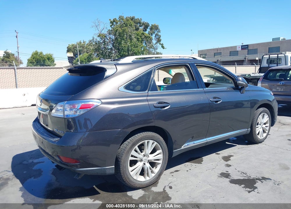 2010 LEXUS RX 450H VIN: JTJBC1BA7A2413855