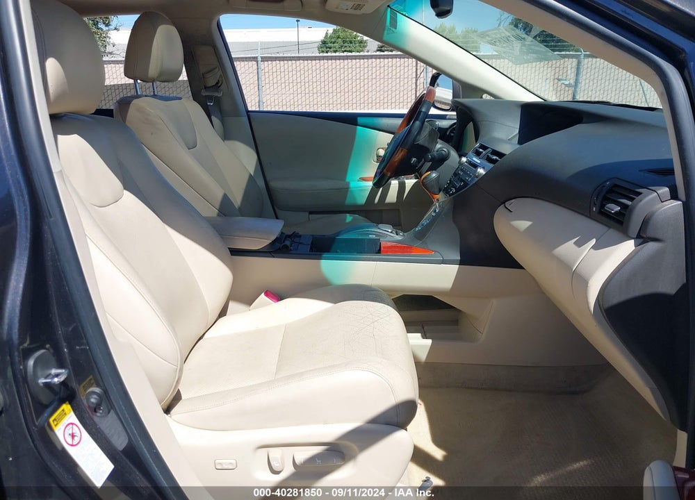2010 LEXUS RX 450H VIN: JTJBC1BA7A2413855
