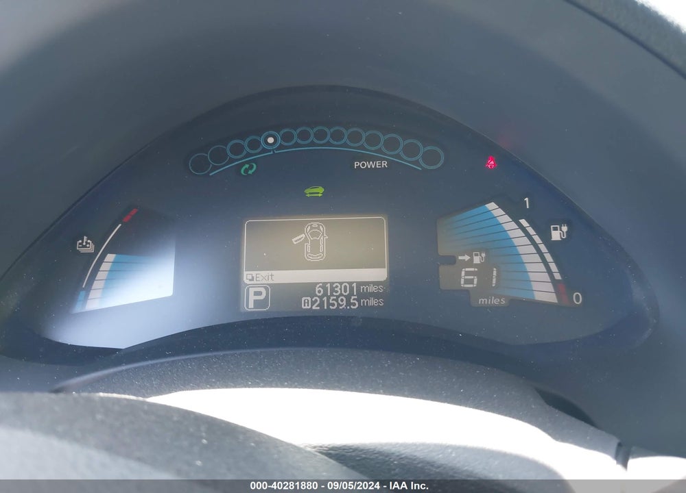 2016 NISSAN LEAF S VIN: 1N4AZ0CP9GC307619