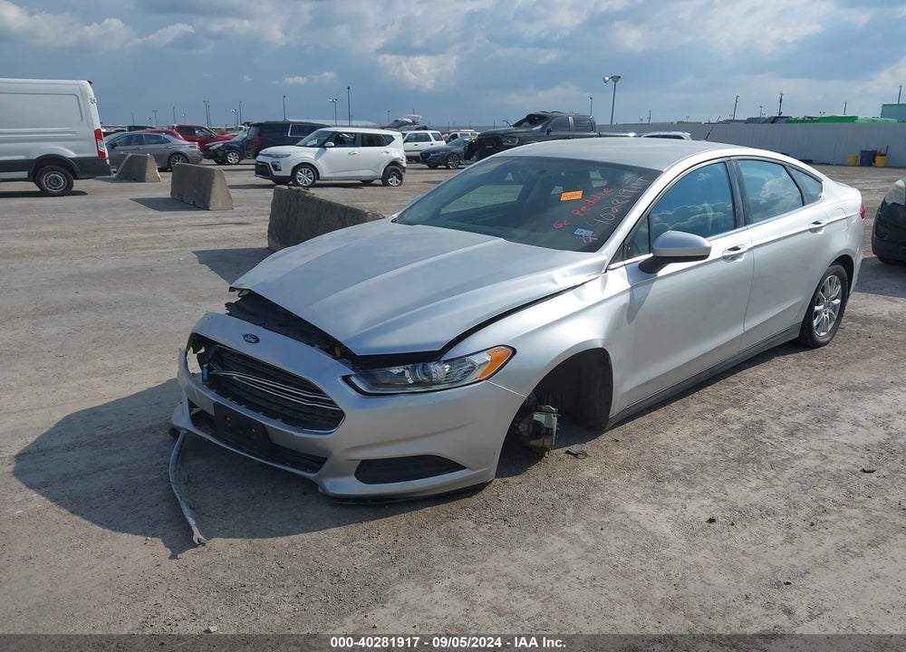 2016 FORD FUSION S VIN: 3FA6P0G79GR185903