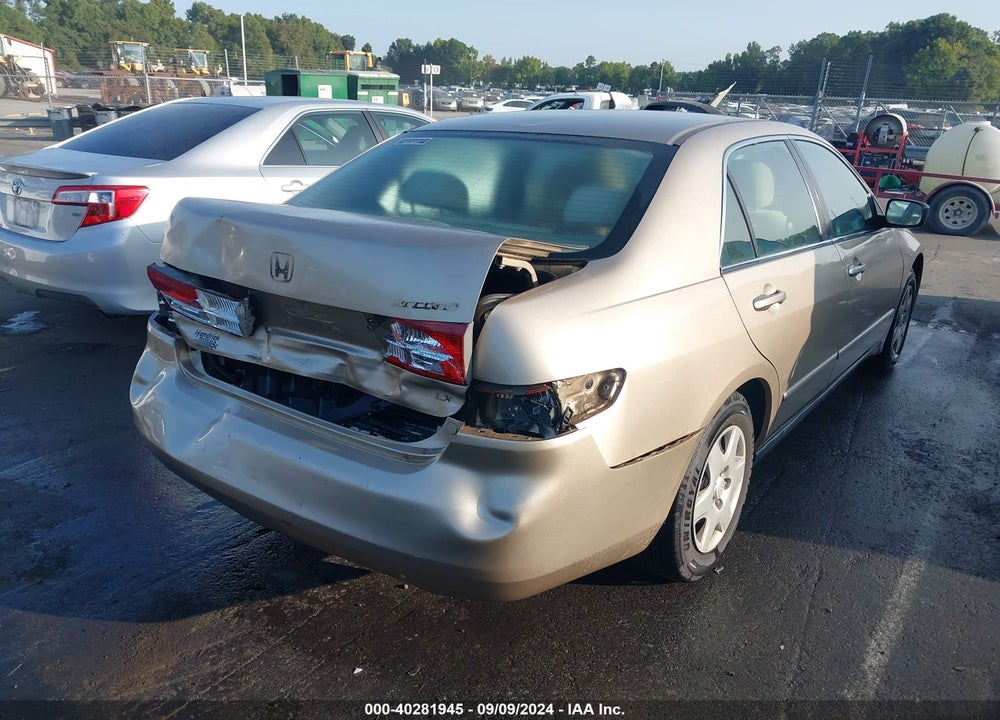 2005 HONDA ACCORD 2.4 LX VIN: 1HGCM56405A060002