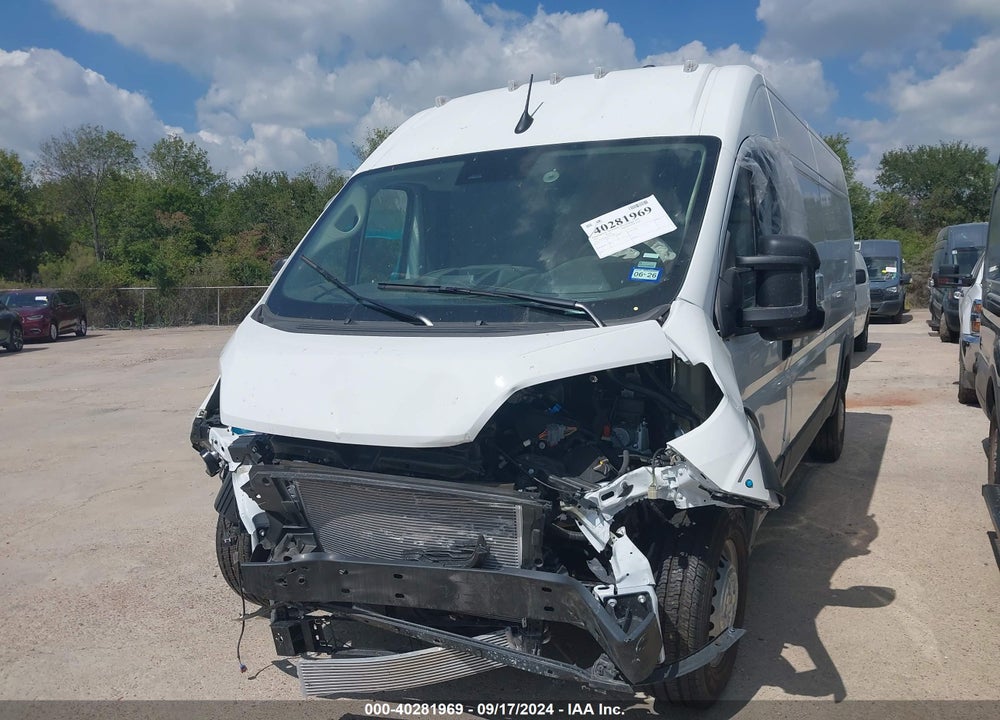 2024 RAM PROMASTER 2500 TRADESMAN HIGH ROOF 159 WB W/PASS SEAT VIN: 3C6LRVDG7RE136984