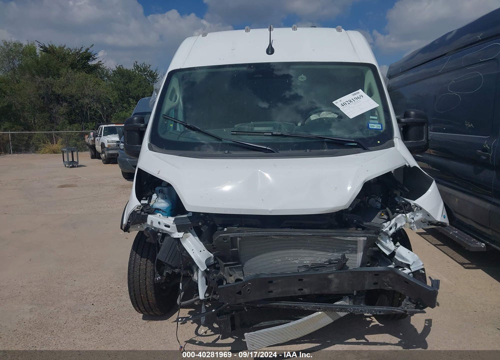 2024 RAM PROMASTER 2500 TRADESMAN HIGH ROOF 159 WB W/PASS SEAT VIN: 3C6LRVDG7RE136984
