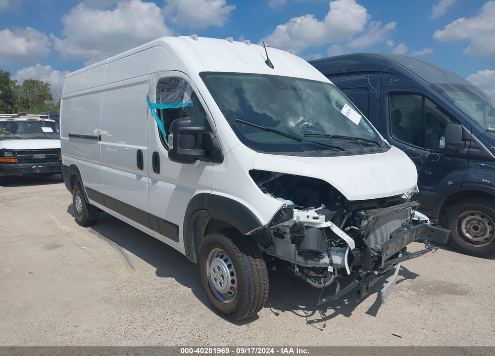 2024 RAM PROMASTER 2500 TRADESMAN HIGH ROOF 159 WB W/PASS SEAT VIN: 3C6LRVDG7RE136984