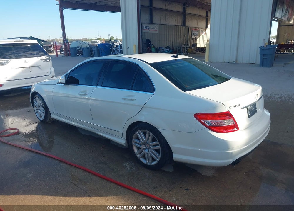 2008 MERCEDES-BENZ C CLASS VIN: WDDGF54X68R018324