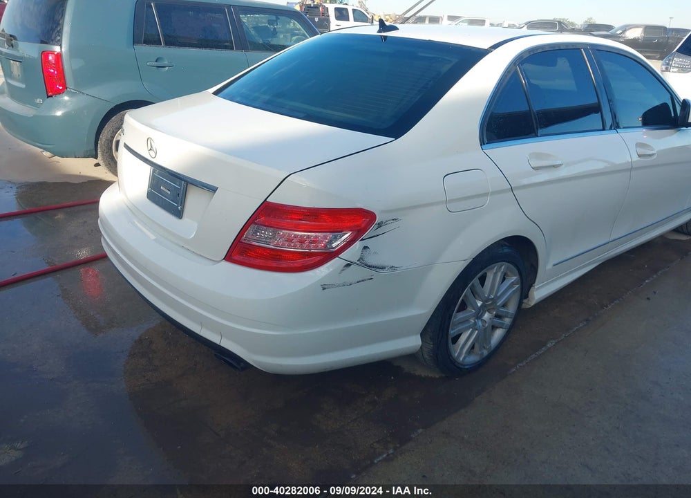 2008 MERCEDES-BENZ C CLASS VIN: WDDGF54X68R018324