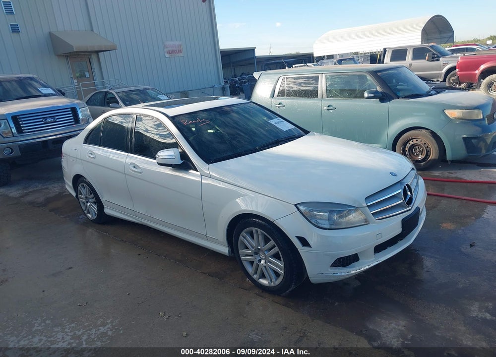 2008 MERCEDES-BENZ C CLASS VIN: WDDGF54X68R018324