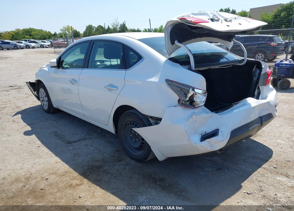 2019 NISSAN SENTRA S VIN: 3N1AB7AP0KY440458