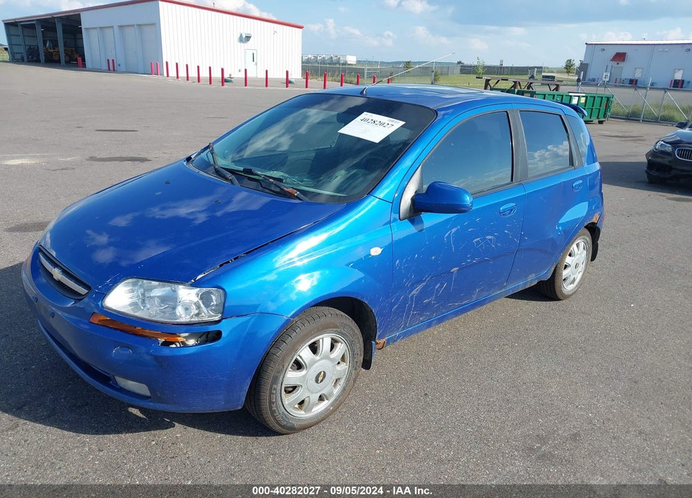 2005 CHEVROLET AVEO LT VIN: KL1TG62695B345043