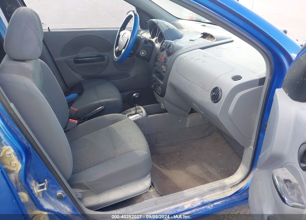 2005 CHEVROLET AVEO LT VIN: KL1TG62695B345043