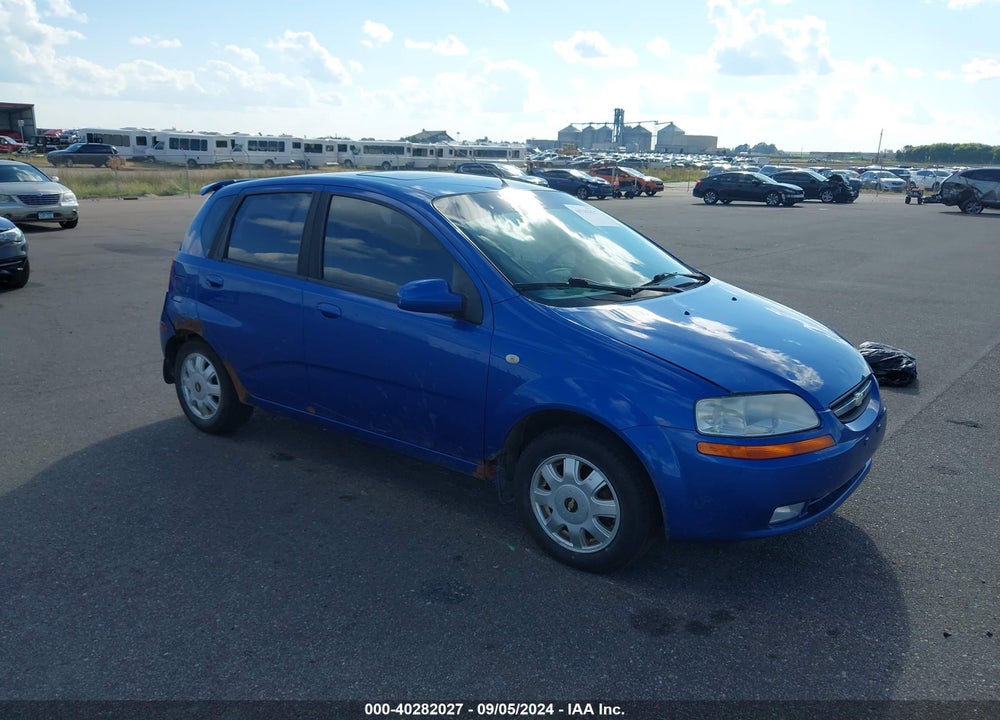 2005 CHEVROLET AVEO LT VIN: KL1TG62695B345043