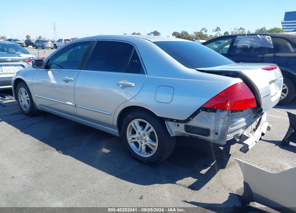 2007 HONDA ACCORD 2.4 SE VIN: 1HGCM563X7A223359