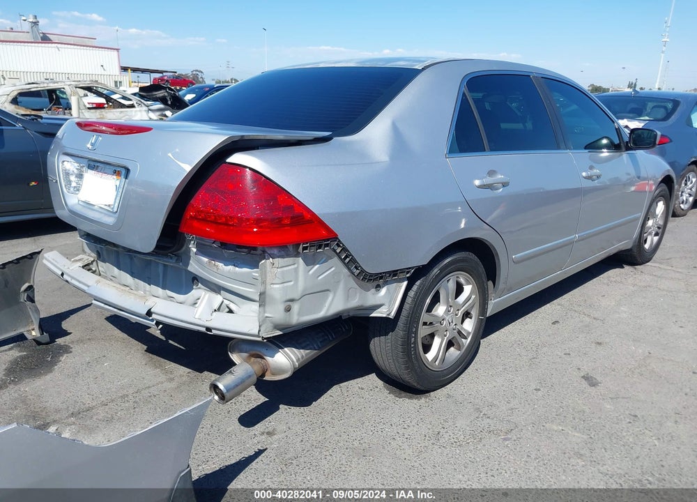 2007 HONDA ACCORD 2.4 SE VIN: 1HGCM563X7A223359