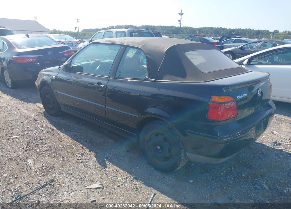 2002 VOLKSWAGEN CABRIO VIN: 3VWDC21V12M810460