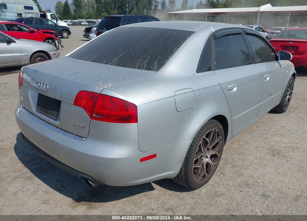 2006 AUDI A4 VIN: WAUAF68E66A001854