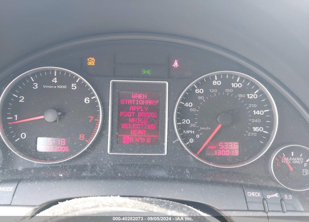2006 AUDI A4 VIN: WAUAF68E66A001854