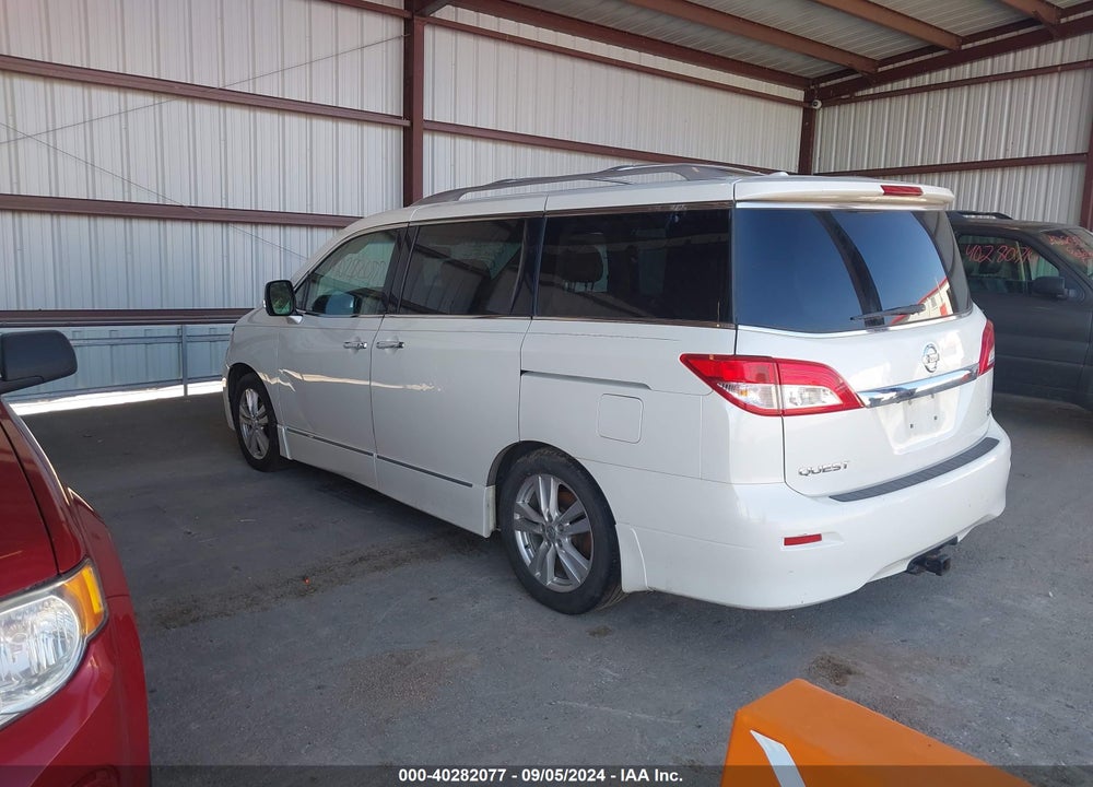 2012 NISSAN QUEST LE VIN: JN8AE2KP2C9036787