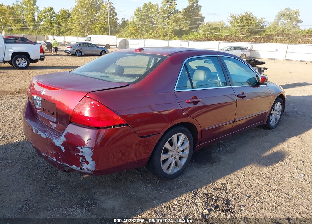 2006 HONDA ACCORD 3.0 EX VIN: 1HGCM665X6A025306