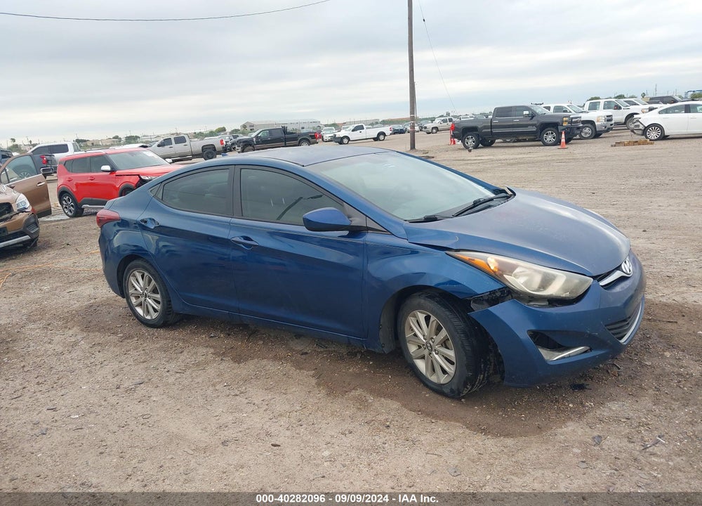 2015 HYUNDAI ELANTRA SE VIN: KMHDH4AE0FU267244