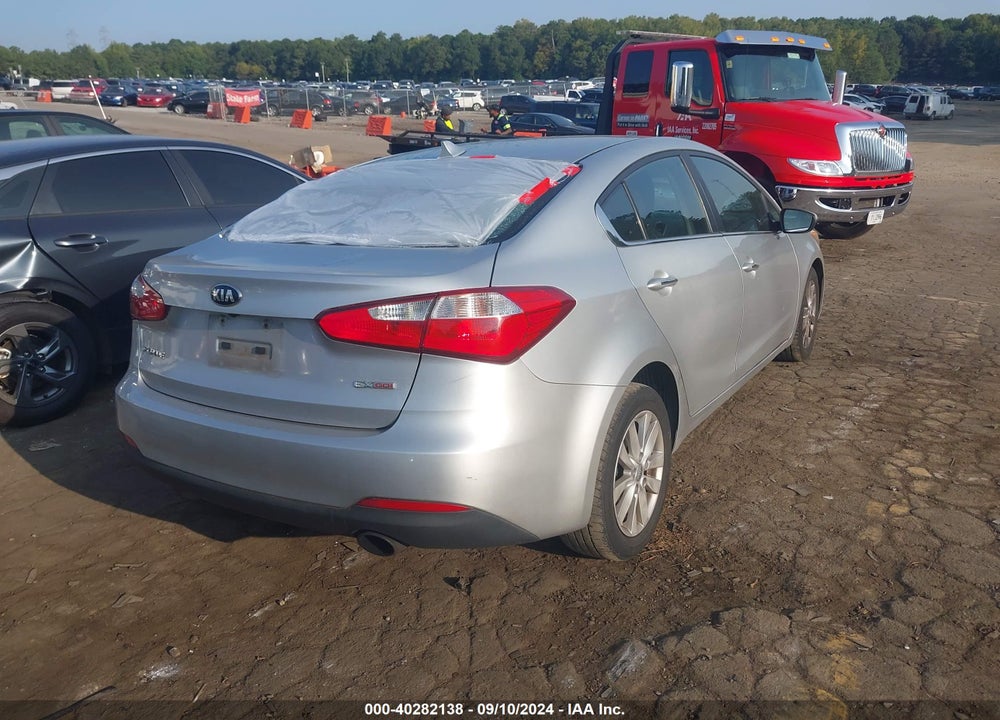 2014 KIA FORTE EX VIN: KNAFX4A85E5124791