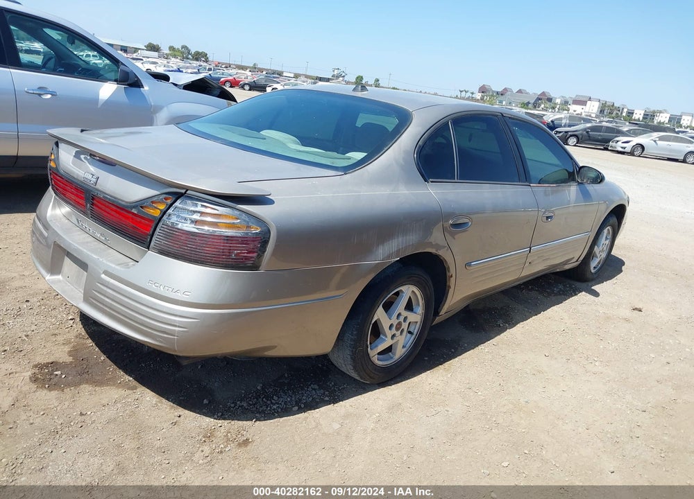 2004 PONTIAC BONNEVILLE SE VIN: 1G2HX52K44U201820