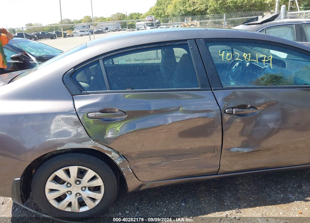 2012 HONDA CIVIC LX VIN: 19XFB2F53CE092641
