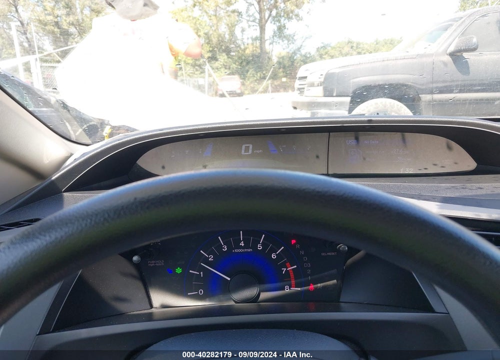2012 HONDA CIVIC LX VIN: 19XFB2F53CE092641
